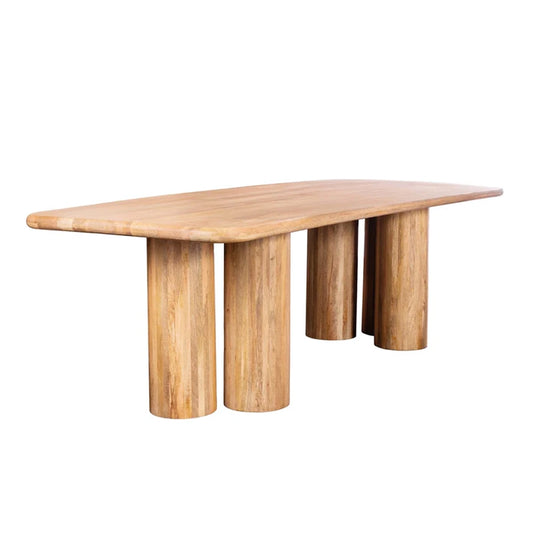 Masa dining maro din lemn 240 cm Art Deco