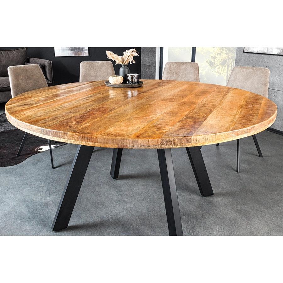 Masa dining maro din lemn Craft Round Invicta Interior - Poetic Store