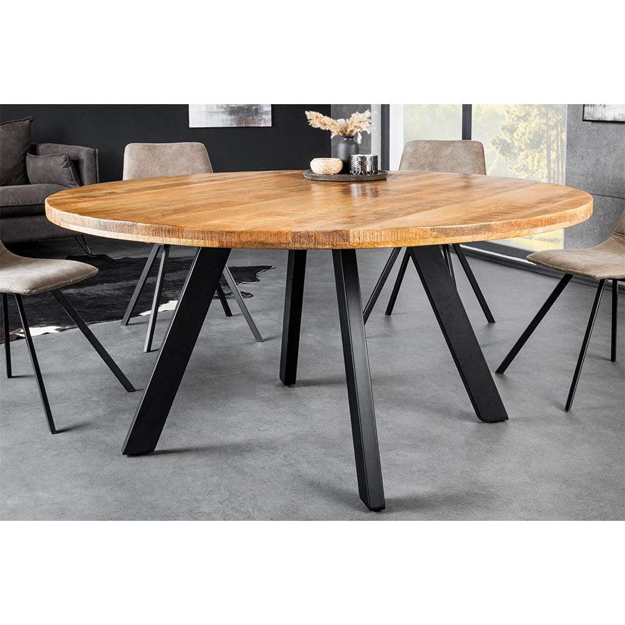 Masa dining maro din lemn Craft Round Invicta Interior - Poetic Store