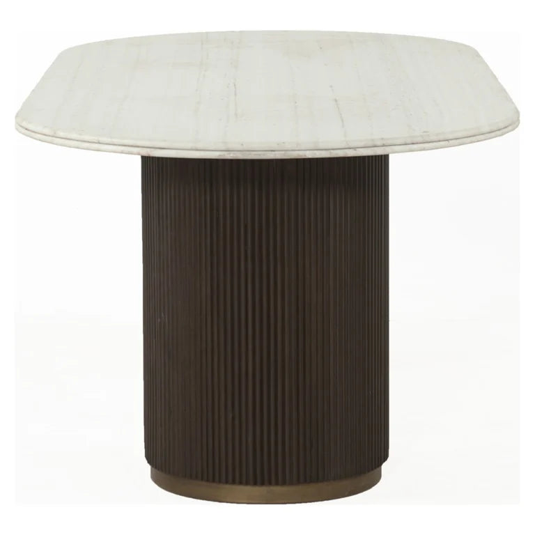 Masa dining maro din marmura 210 cm Mayfield