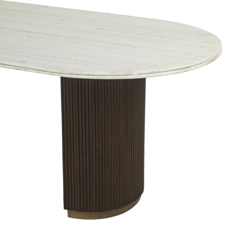 Masa dining maro din marmura 210 cm Mayfield