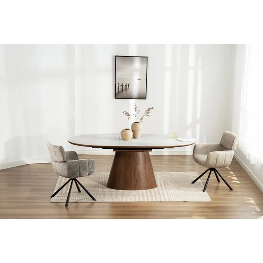 Masa dining maro nuc extensibila 160-200 Unique – Poetic Store