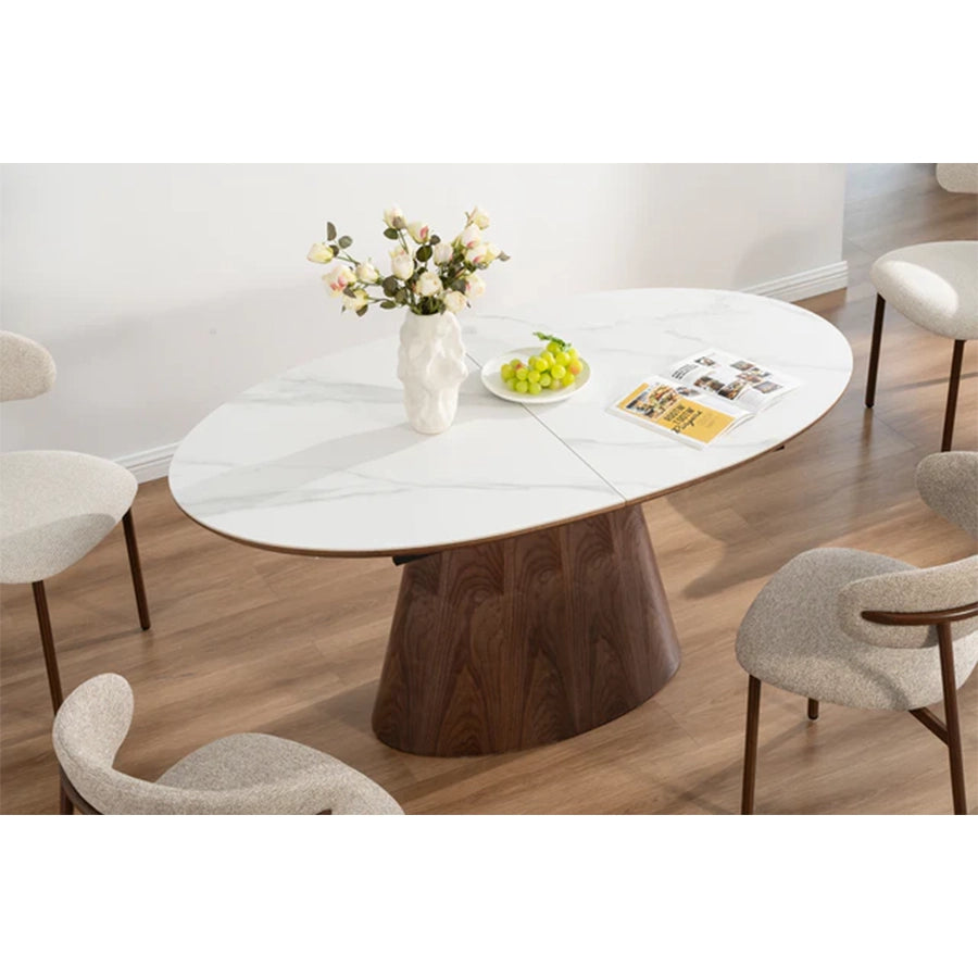 Masa dining maro nuc extensibila 160-200 Unique – Poetic Store