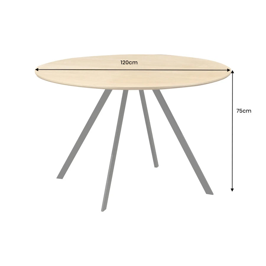 Masa dining maro rotunda 120 cm Atelier