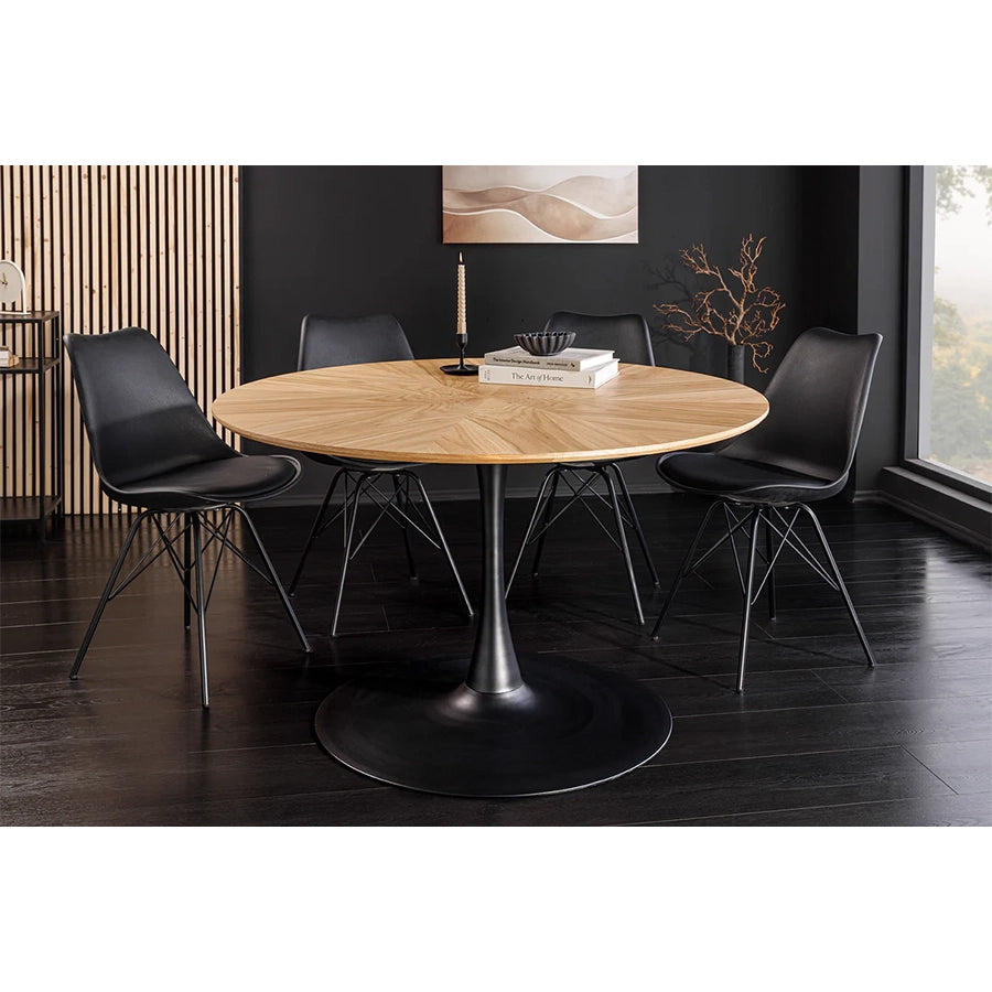 Masa dining maro natur rotunda 120 cm Atelier