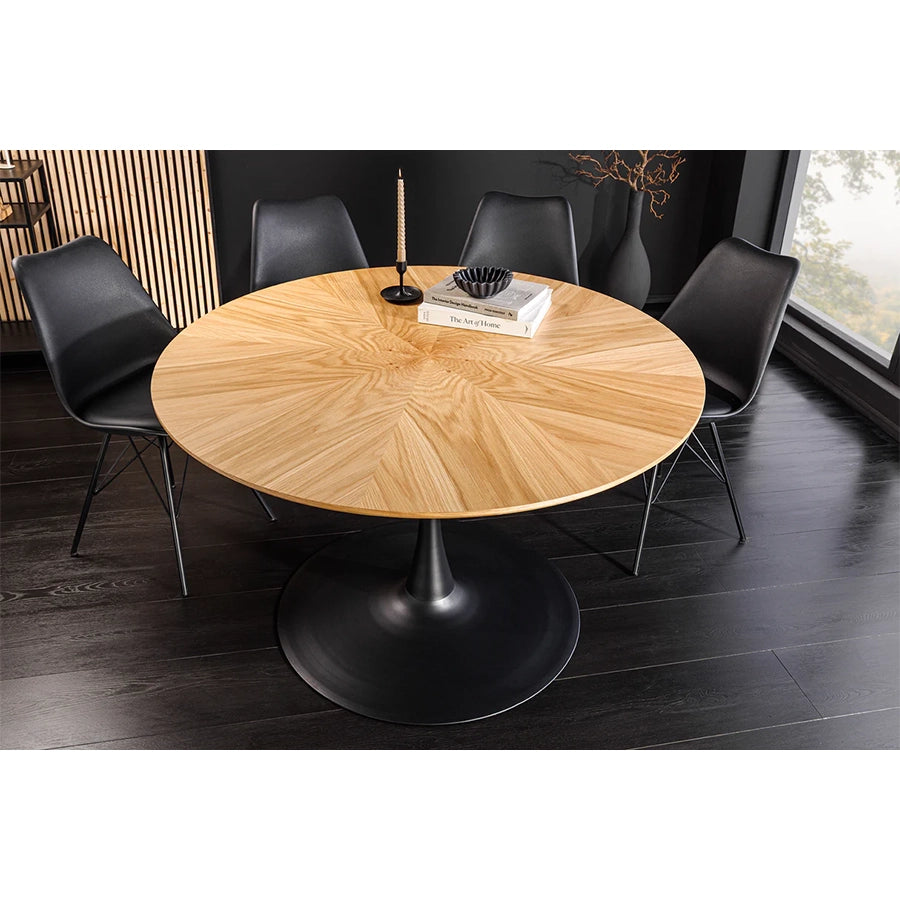 Masa dining maro natur rotunda 120 cm Atelier
