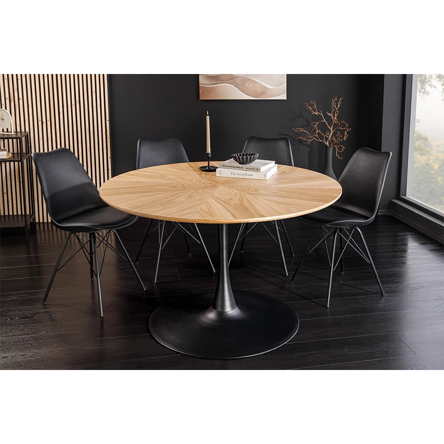 Masa dining maro natur rotunda 120 cm Atelier