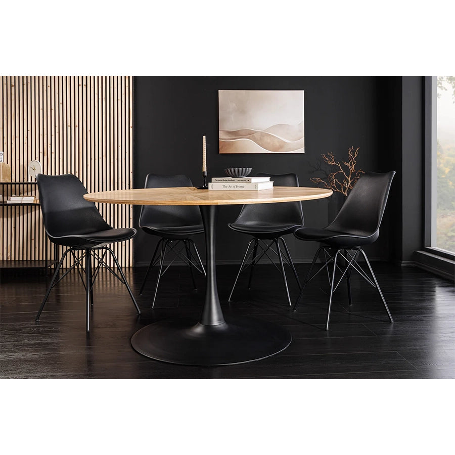 Masa dining maro natur rotunda 120 cm Atelier