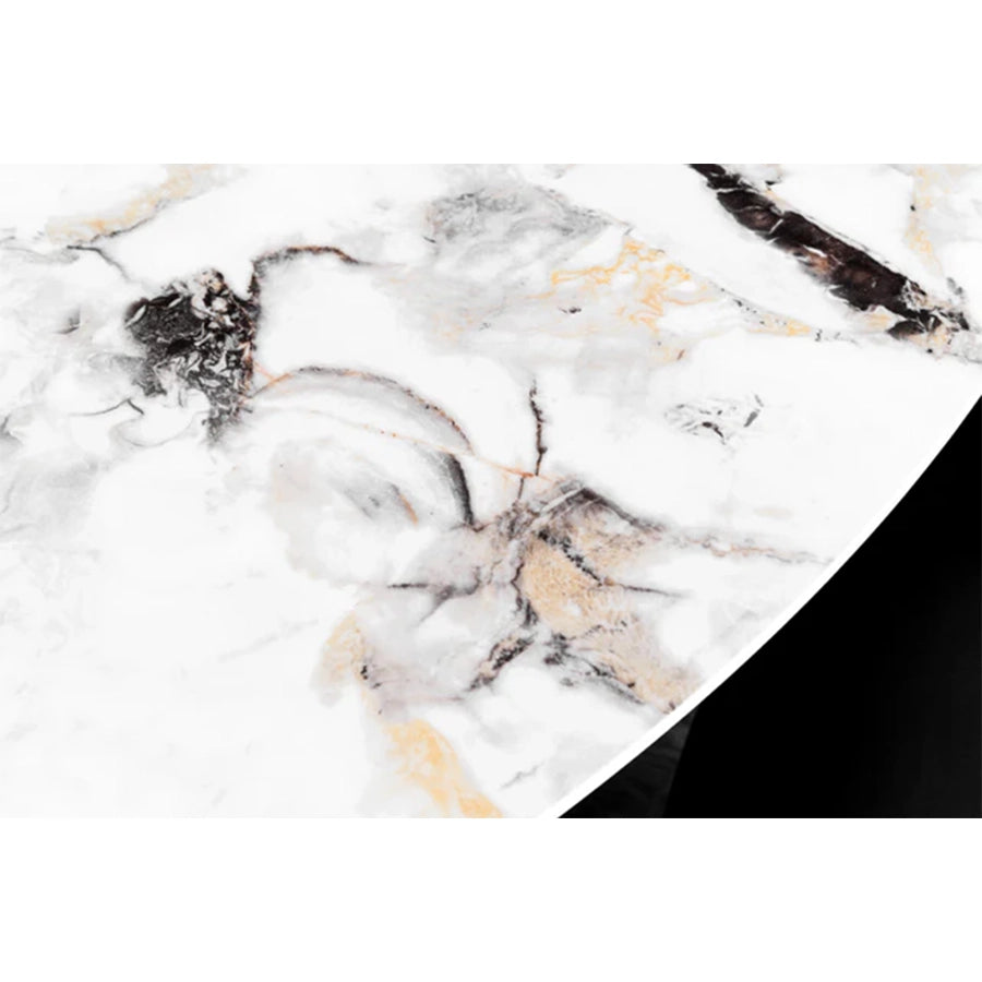 Masa dining multicolora cu platou detasabil 150 cm Spin