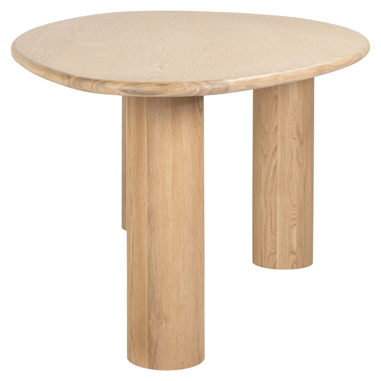 Masa dining natur din lemn 235 cm Oakley