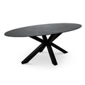 Masa dining neagra din ceramica 200 cm Avila