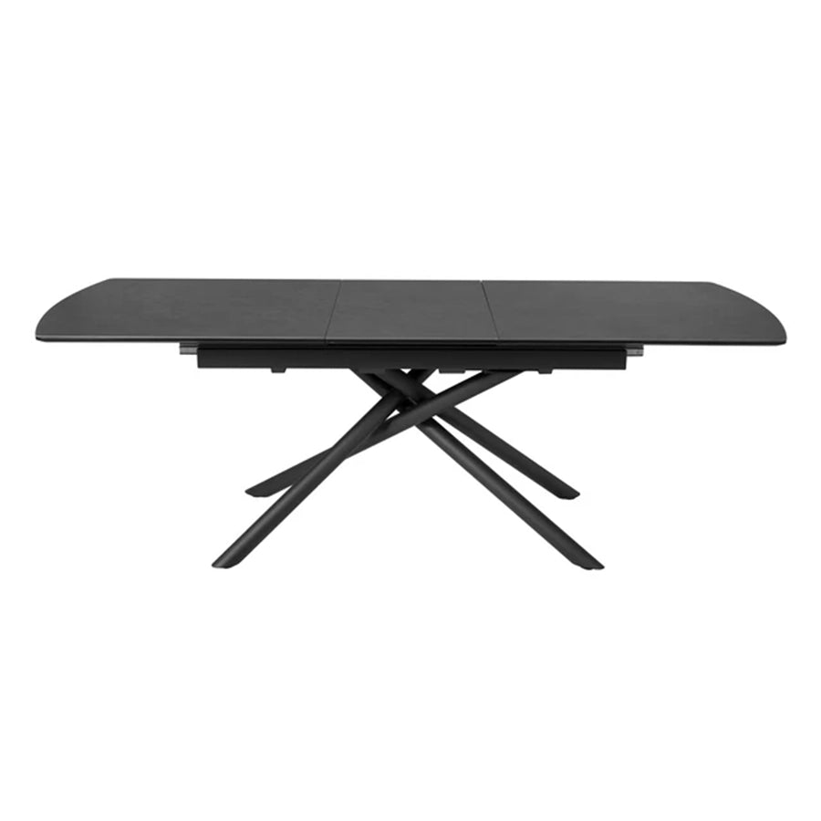 Masa dining neagra extensibila 180-230 cm Mikado