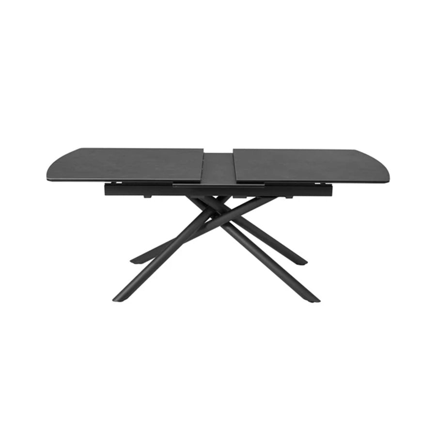 Masa dining neagra extensibila 180-230 cm Mikado