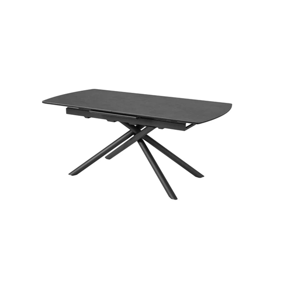 Masa dining neagra extensibila 180-230 cm Mikado