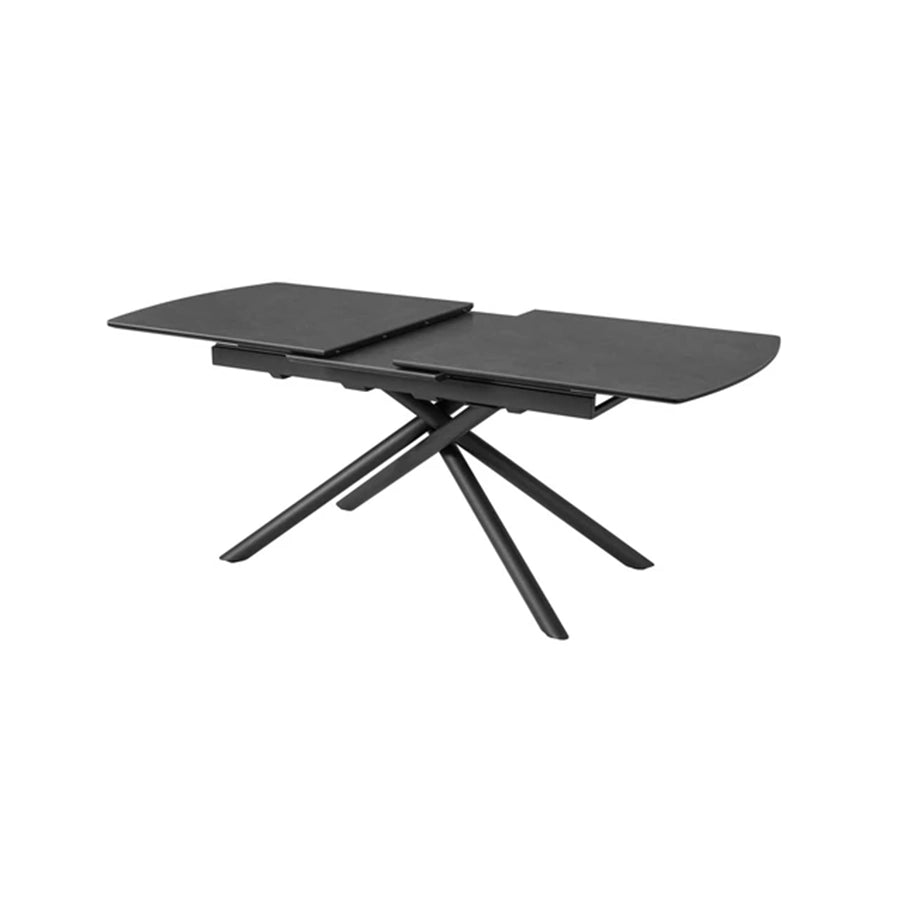 Masa dining neagra extensibila 180-230 cm Mikado