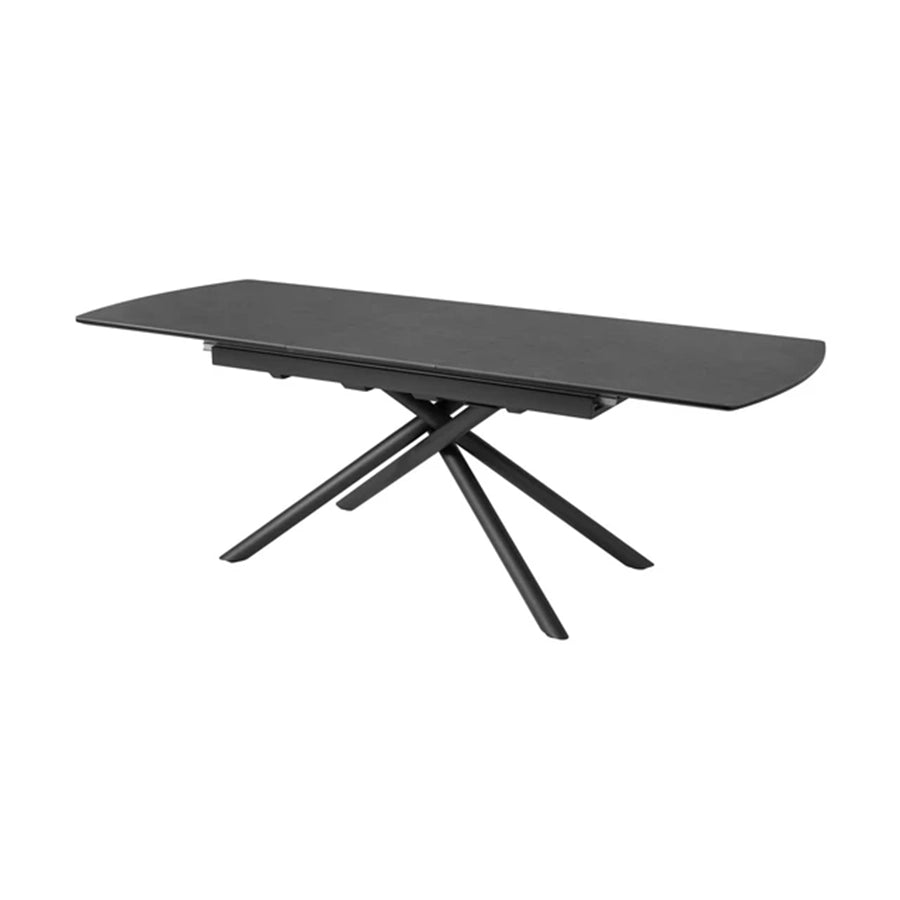 Masa dining neagra extensibila 180-230 cm Mikado