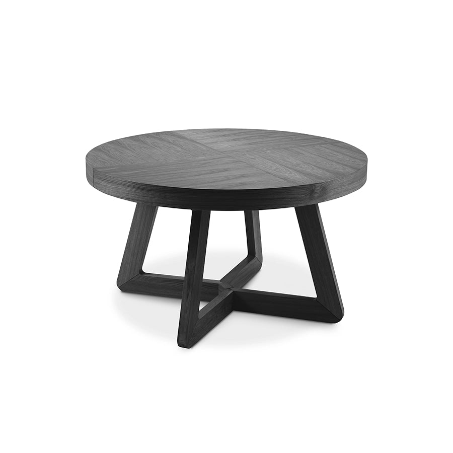 Masa dining neagra extensibila din lemn Dustin