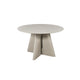 Masa dining rotunda grej 120 cm Organiko