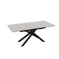 Masa extensibila grej cu aspect de beton 160-200 Astra