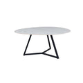 Masuta cafea alba din ceramica 90 cm Marvelous