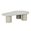Masuta de cafea grej din MDF 130 cm Organiko