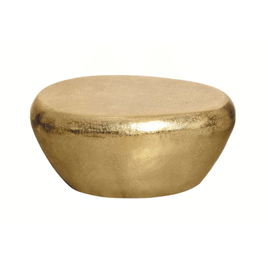 Masuta gold din aluminiu 75 cm Stone