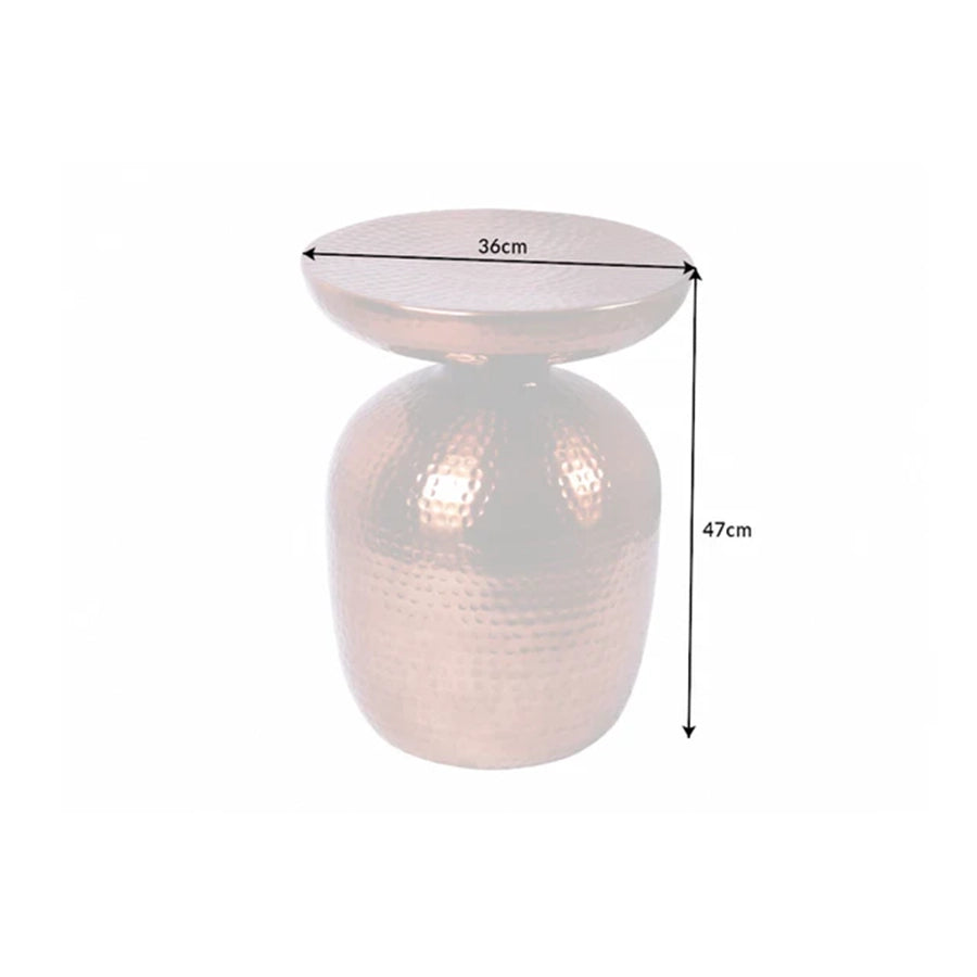 Masuta gold cupru din aluminiu 36 cm Orient