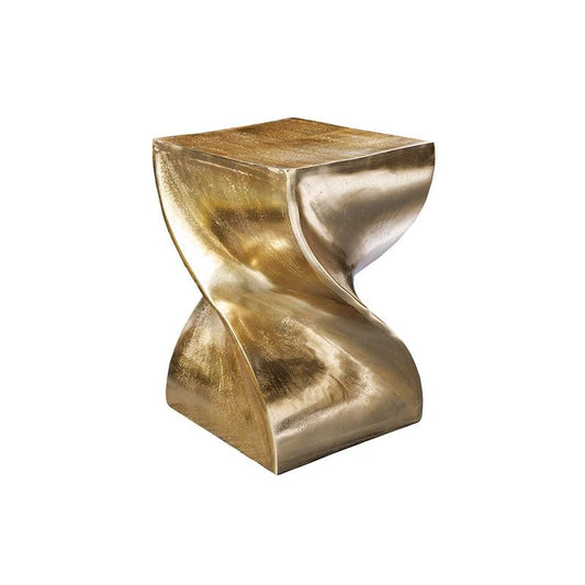 Masuta gold din aluminiu Twist Invicta Interior - Poetic Store