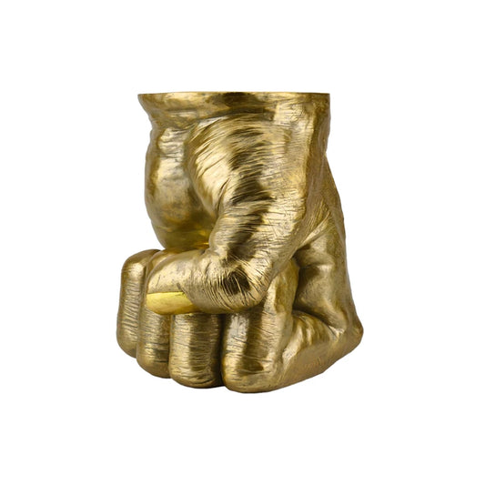 Masuta gold din polirasina 50 cm Fist