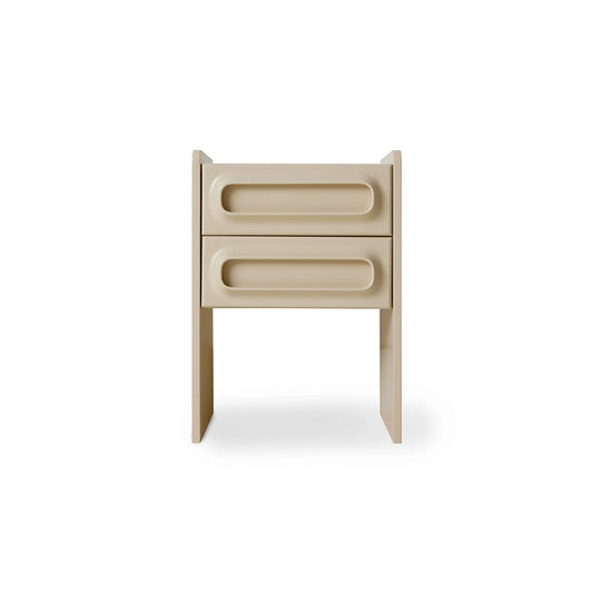 Noptiera crem din MDF Space HK Living
