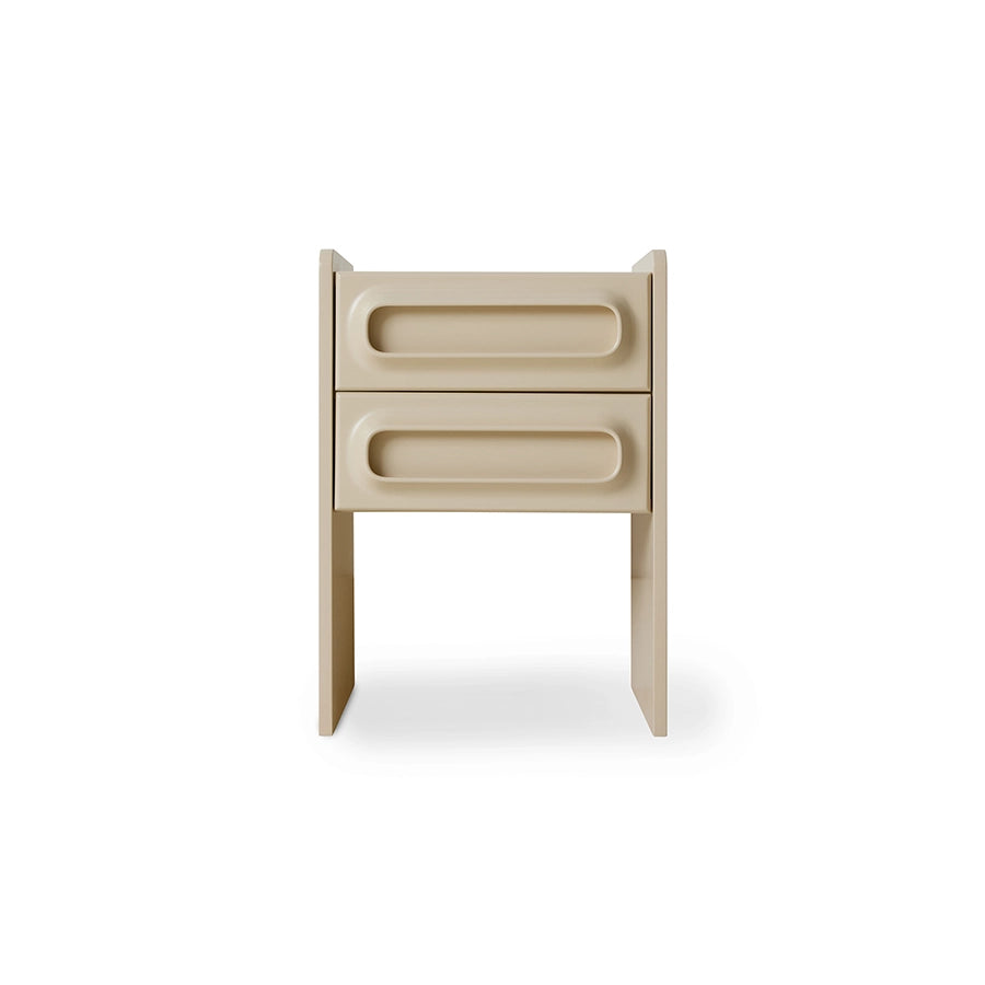 Noptiera crem din MDF Space HK Living