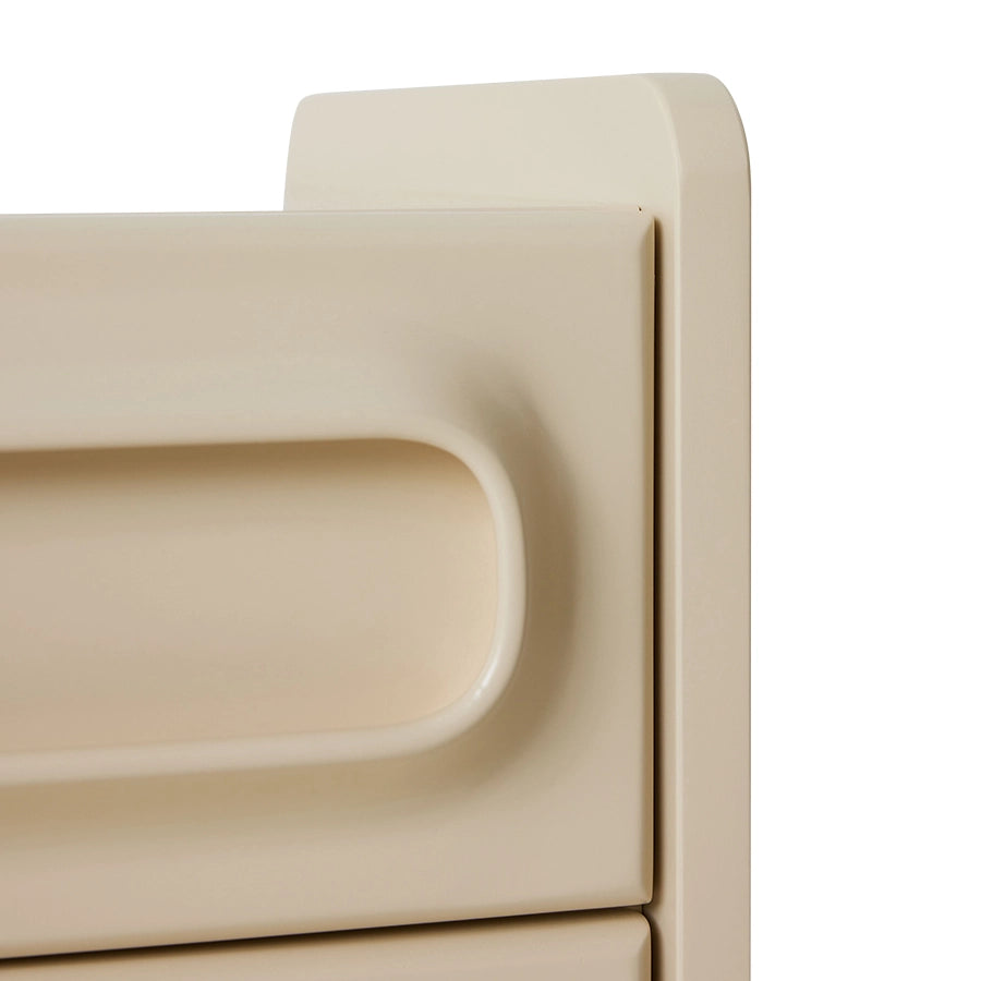 Noptiera crem din MDF Space HK Living
