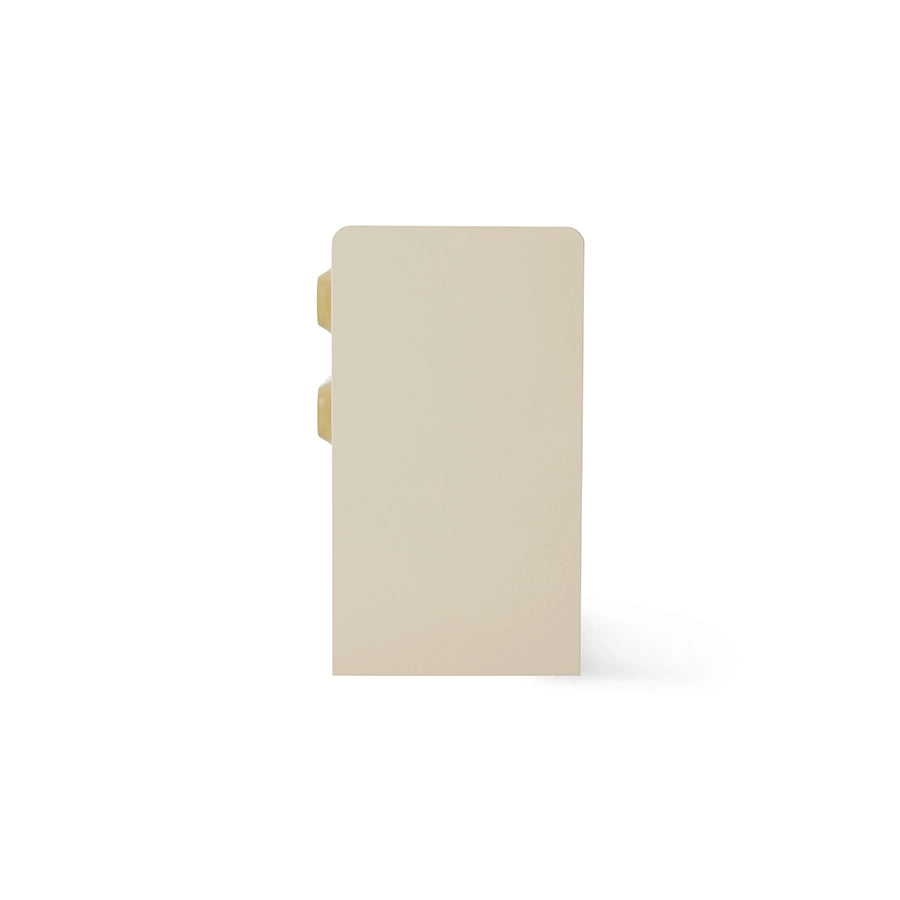 Noptiera crem verde din MDF Space HK Living