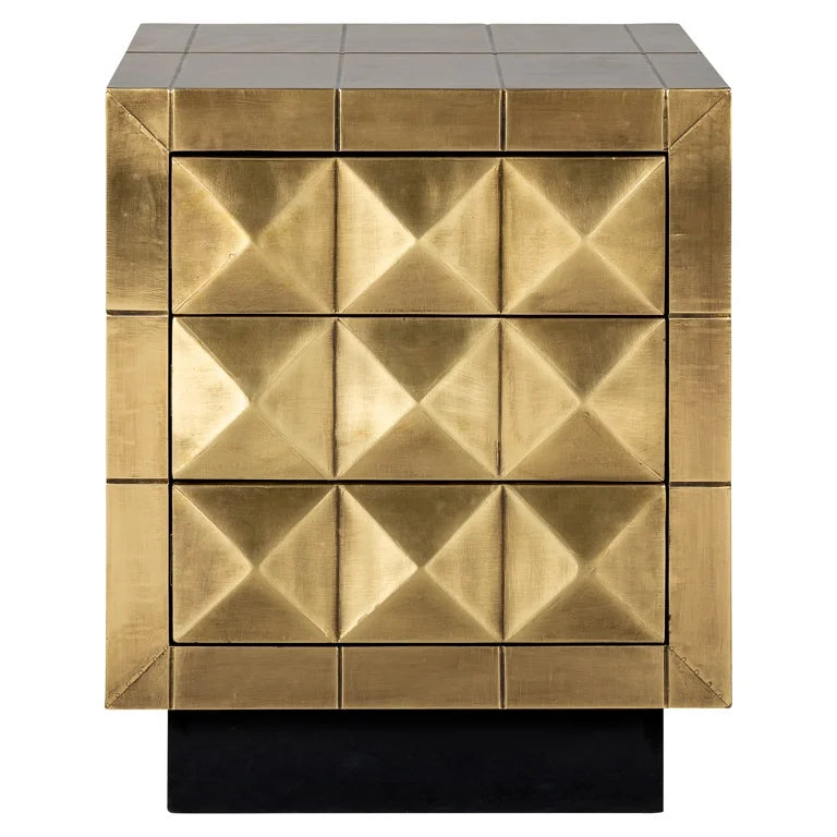 Noptiera gold din alama si MDF Collada
