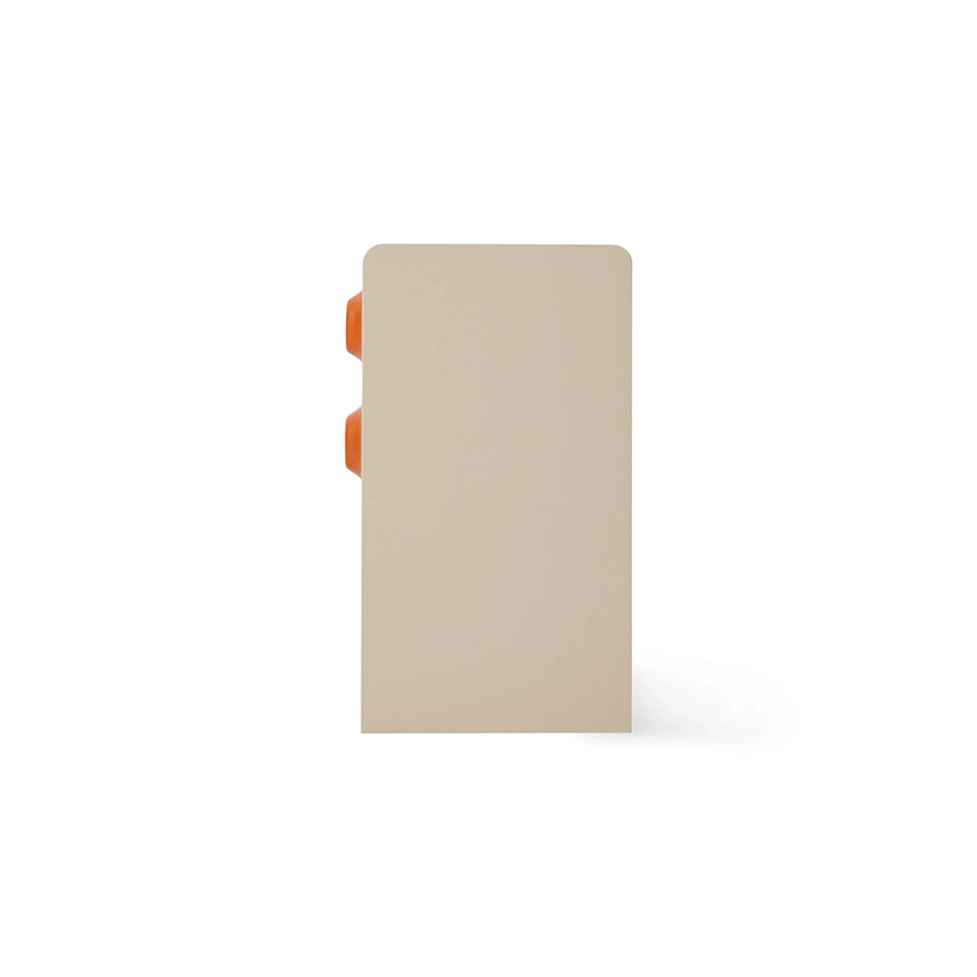 Noptiera orange crem din MDF Space HK Living