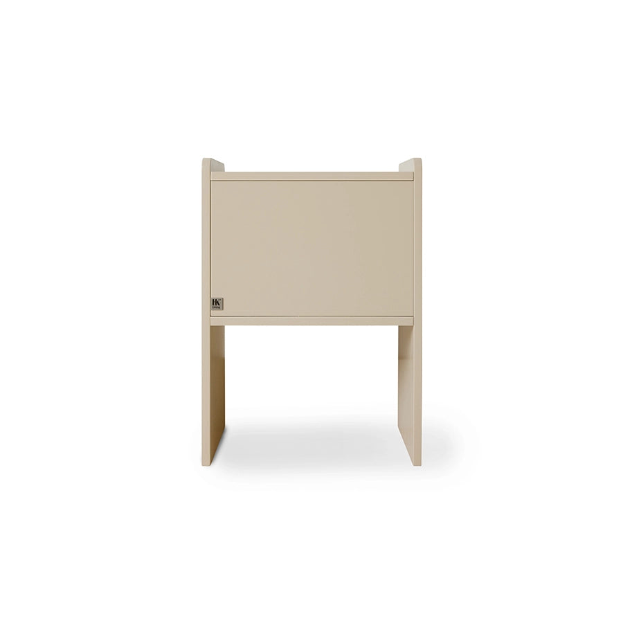 Noptiera orange crem din MDF Space HK Living
