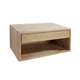 Noptiera suspendata natural crem din lemn 50 cm Pure