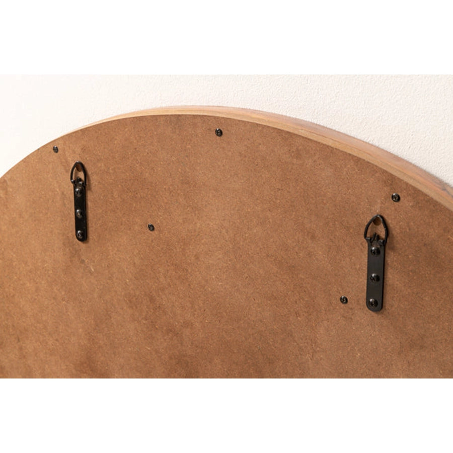 Oglinda maro din lemn de salcam 100 cm Wall