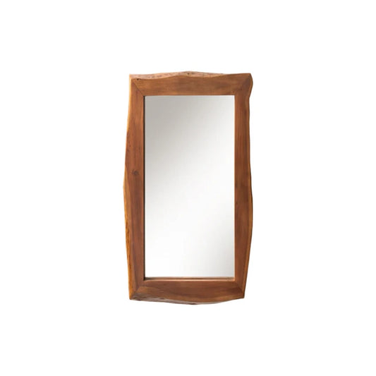 Oglinda maro din lemn de salcam 160 cm Mammut