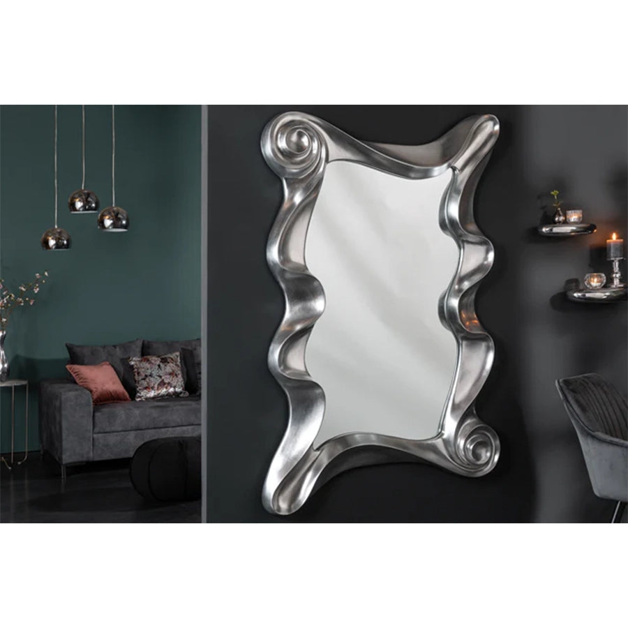 Oglinda silver din polirasina Alice Invicta Interior