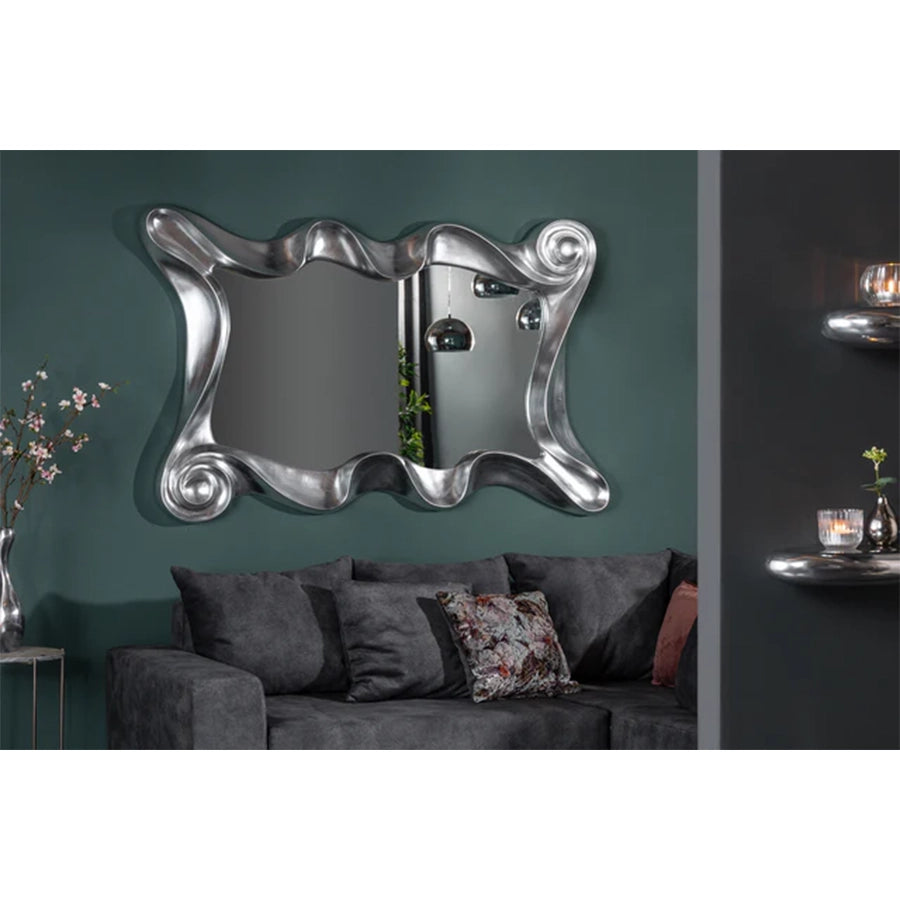Oglinda silver din polirasina Alice Invicta Interior