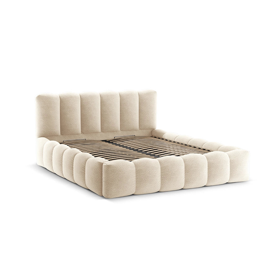 Pat bej 160 x 200 cm Boucle Lupine