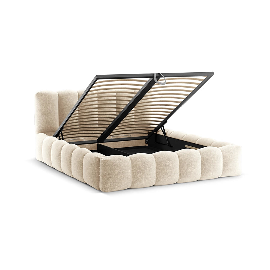 Pat bej 160 x 200 cm Boucle Lupine