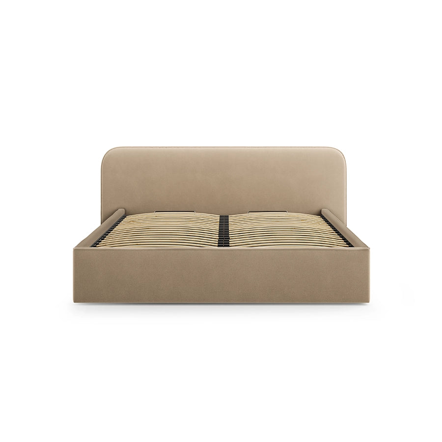 Pat bej sand din catifea 160x200 Elizabeth