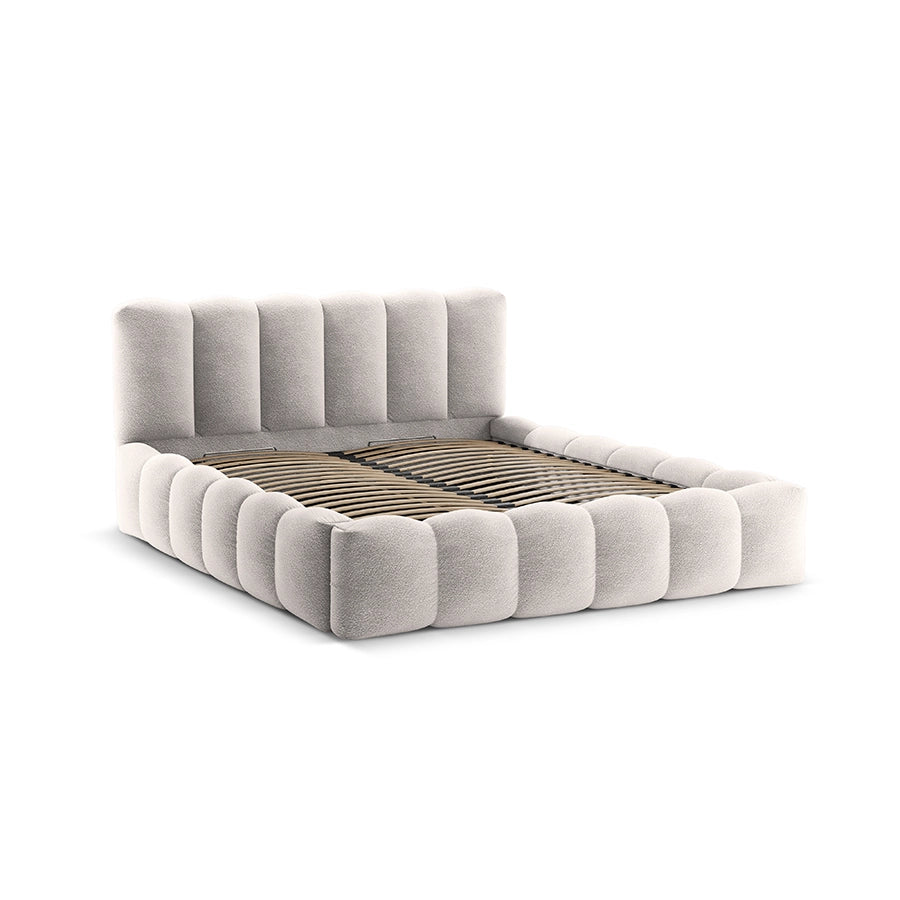 Pat gri deschis 160 x 200 cm Boucle Lupine