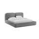 Pat gri grafit boucle 180 x 200 cm Martina