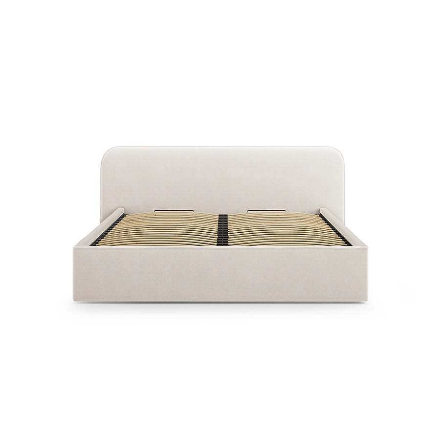 Pat ivory din catifea 160x200 Elizabeth