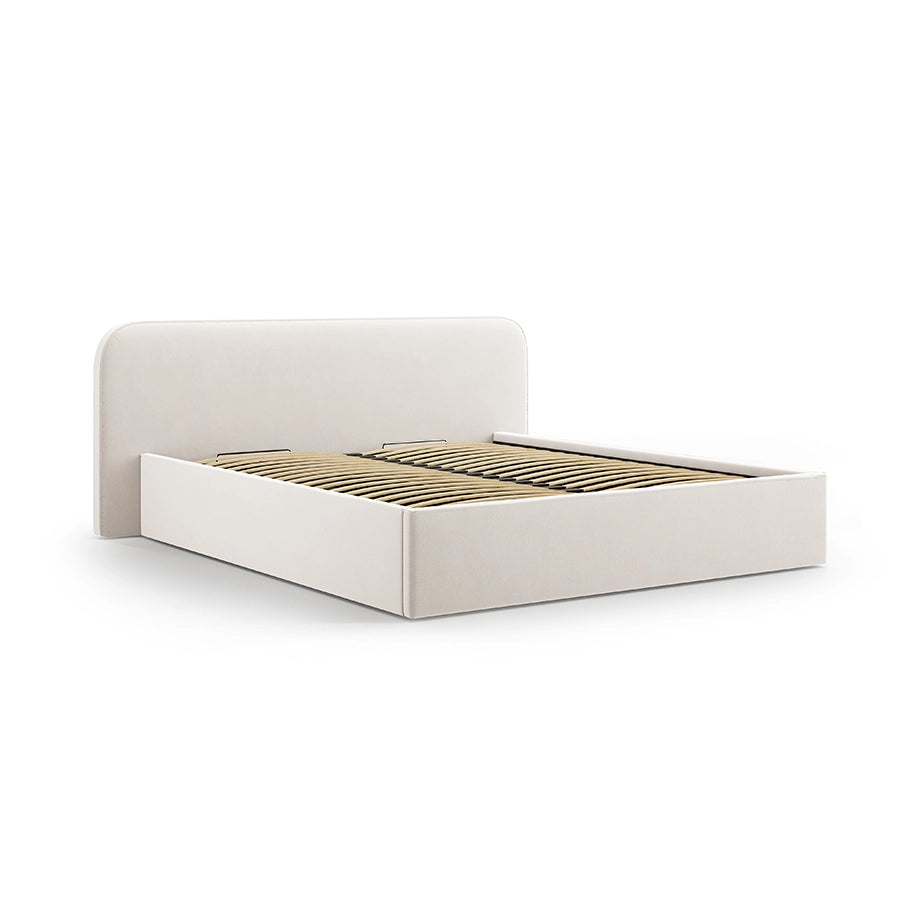 Pat ivory din catifea 160x200 Elizabeth