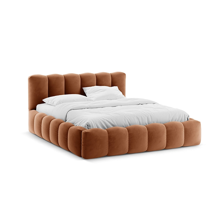 Pat teracota sand din catifea 200 x 200 Lupine