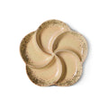 Platou multicolor din ceramica 70s Snack Grit